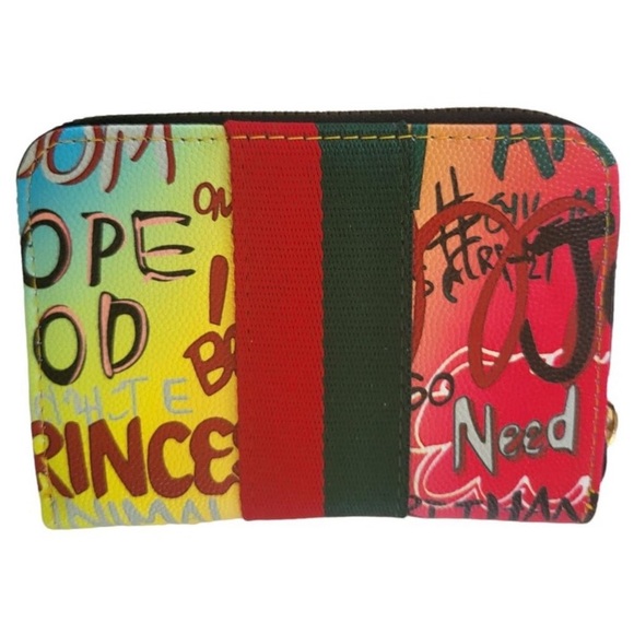 Queen Bee Graffiti Bi-fold Wallet - Picture 2 of 5